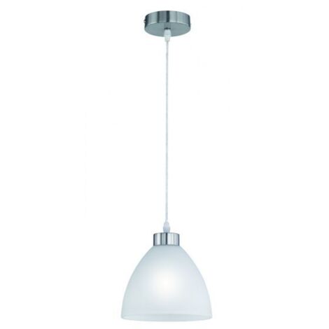 Lampada Sospensione Interno Cupola Vetro Opale 20 cm Dallas GD Trio