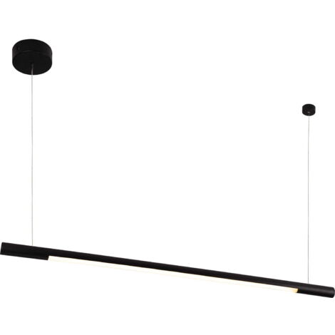 Lampada sospensione LED nera 100 cm dimmerabile Maxlight