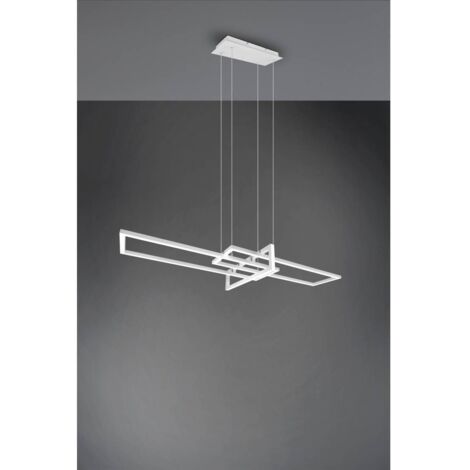 Lampada Sospensione Led Salinas Triplo Rett. 34W 4000K