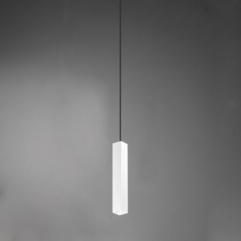 Lampada sospesa 1 luce GU10 - moderna 6 cm ALOA Bianco Grande