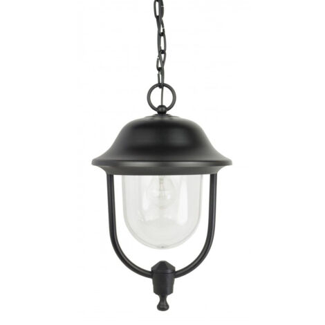 Lampada sospesa esterna Prince SU-MA Retro E27 nera IP43