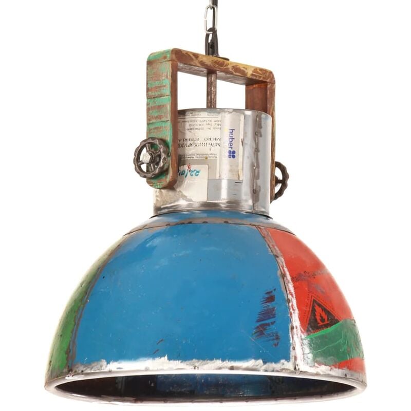 Lampada Sospesa Industriale 25 w Multicolore Rotonda 40 cm E27