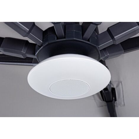 Lampada Speaker con LED per ombrellone
