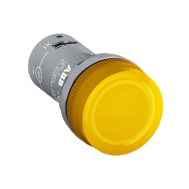 Lampada spia monoblocco GIALLO 24V - e-84