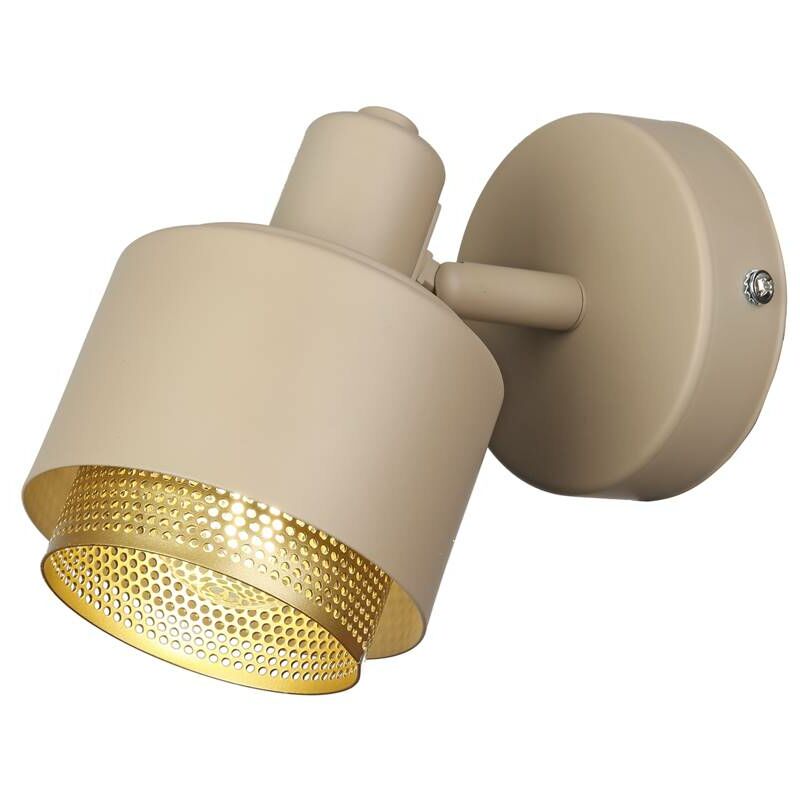 Lampada spot Fedora Brown Gold E14 1x max 40w L