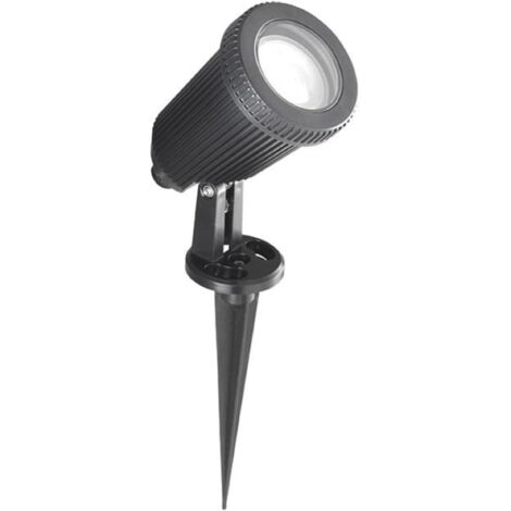 Lampada spot GOA proiettore da terra esterno 8x28 cm in abs e policarbonato