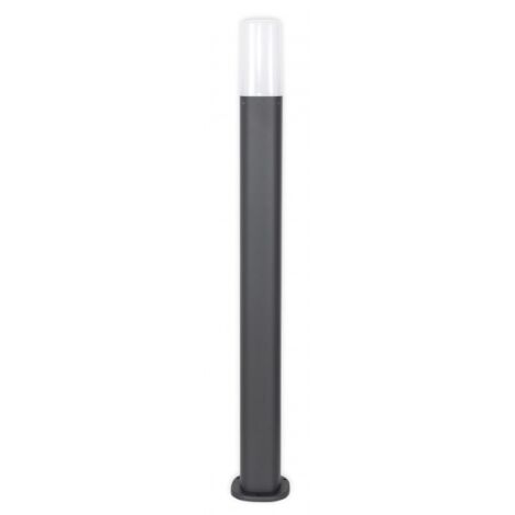 Lampada stradale coura ip44 1xe27 l.7xw.7xh.7xh.80cm alluminio + policarbonato (pc) antracite