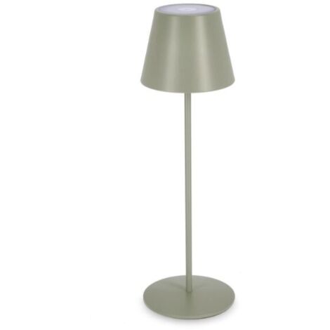 Lampada tavolino led etna Bizzotto h38 verde salvia