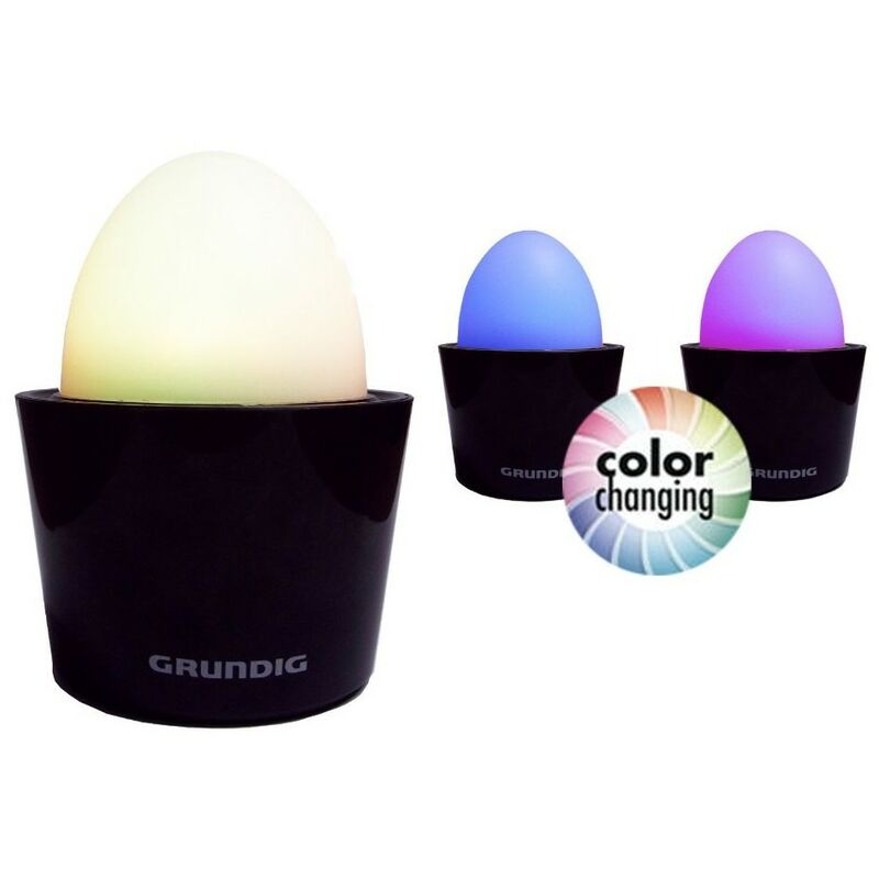 Grundig - Lampada Tavolo 7 led Cambia Colore Effetto Multicolore Luce Sensoriale