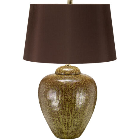 Lampada tavolo ceramica marrone-verde Oakleigh E27 60W Elstead