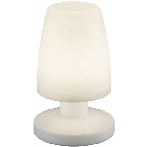 Lampada tavolo da Esterno a LED in Plastica Bianco