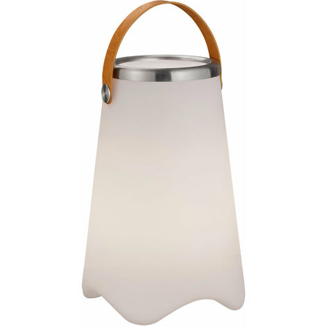 Lampada tavolo da Esterno a LED in Plastica Bianco