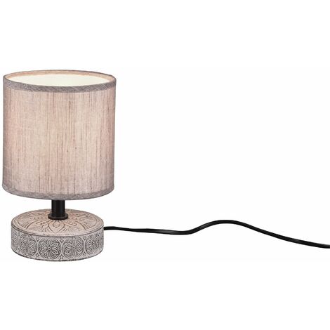 Lampada tavolo da Interno a LED in Ceramica Marrone
