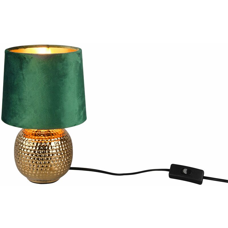 Image of Giordanoshop - Lampada tavolo da Interno a led in Ceramica Oro