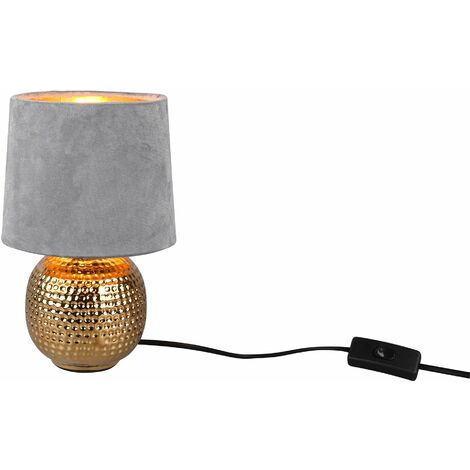 Lampada tavolo da Interno a LED in Ceramica Oro