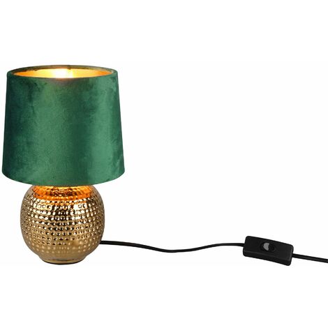 Lampada tavolo da Interno a LED in Ceramica Oro