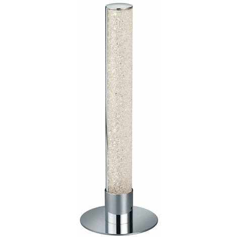 Lampada tavolo da Interno a LED in Metallo Cromo