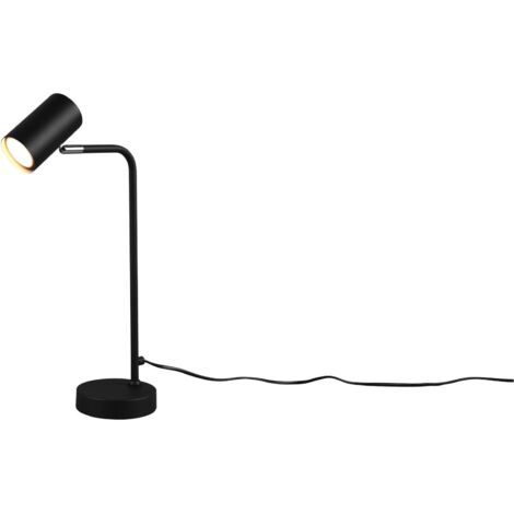Lampada tavolo da Interno a Led in Metallo Nero Opaco