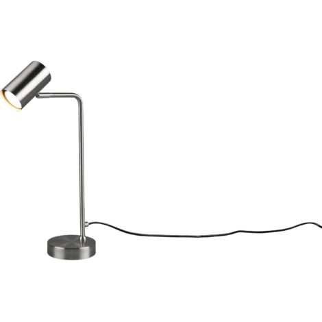 Lampada tavolo da Interno a Led in Metallo Nickel Opaco