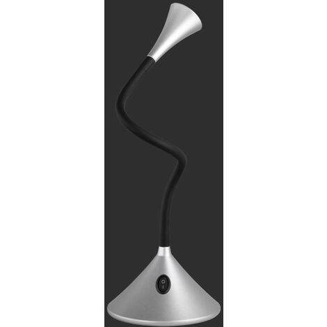 Lampada tavolo da Interno a LED in Plastica Argento