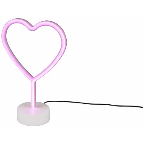 Lampada tavolo da Interno a LED in Plastica Bianco