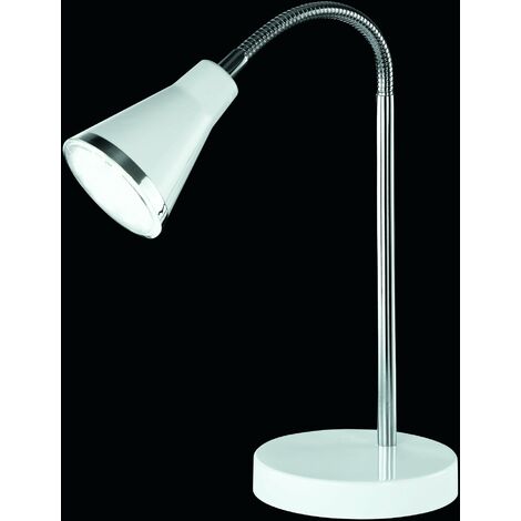 Lampada tavolo da Interno a LED in Plastica Bianco