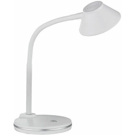 Lampada tavolo da Interno a LED in Plastica Bianco