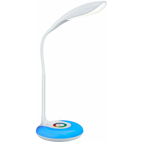 Lampada tavolo da Interno a LED in Plastica Bianco