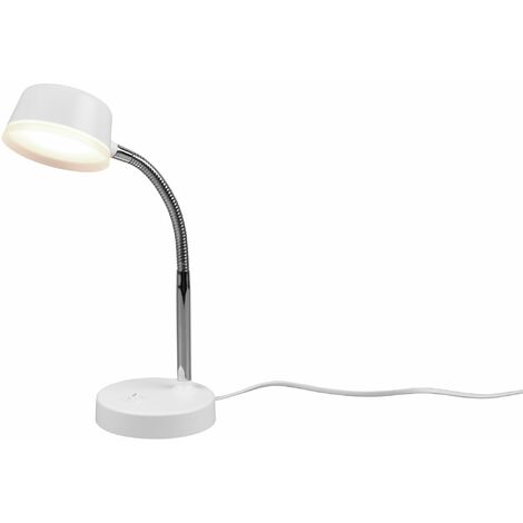 Lampada tavolo da Interno a LED in Plastica Bianco