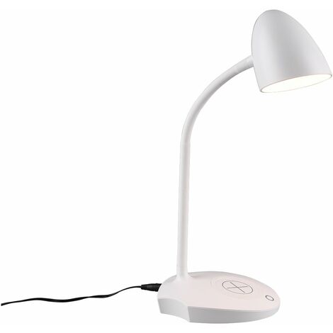 Lampada tavolo da Interno a LED in Plastica Bianco