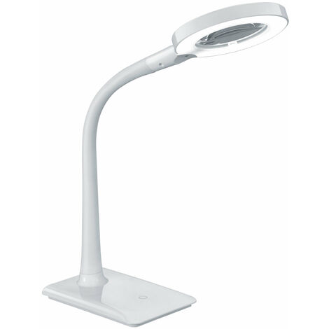 Lampada tavolo da Interno a LED in Plastica Bianco