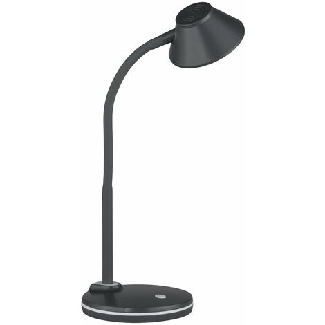 Lampada tavolo da Interno a LED in Plastica Titanio