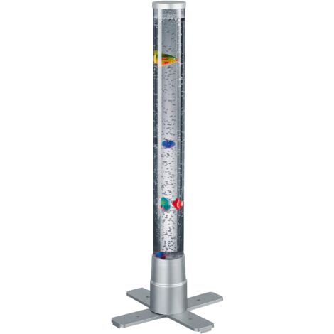 Lampada tavolo da Interno a LED in Plastica Titanio