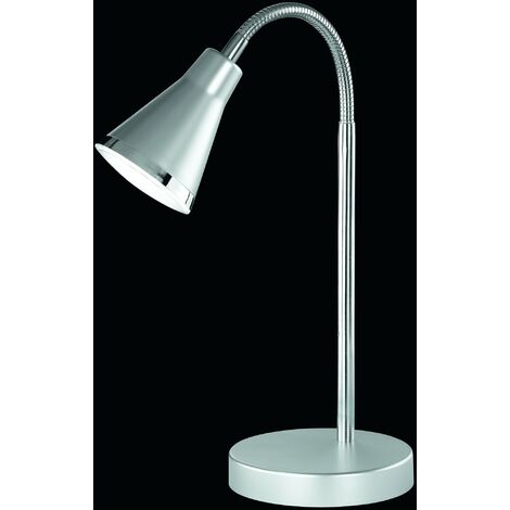 Lampada tavolo da Interno a LED in Plastica Titanio
