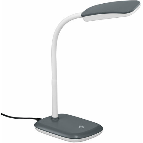 Lampada tavolo da Interno a LED in Plastica Titanio