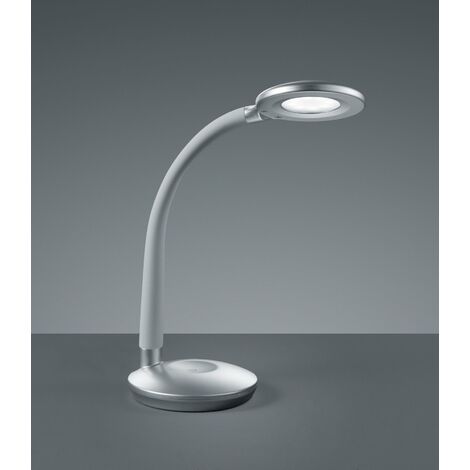 Lampada tavolo da Interno a LED in Plastica Titanio