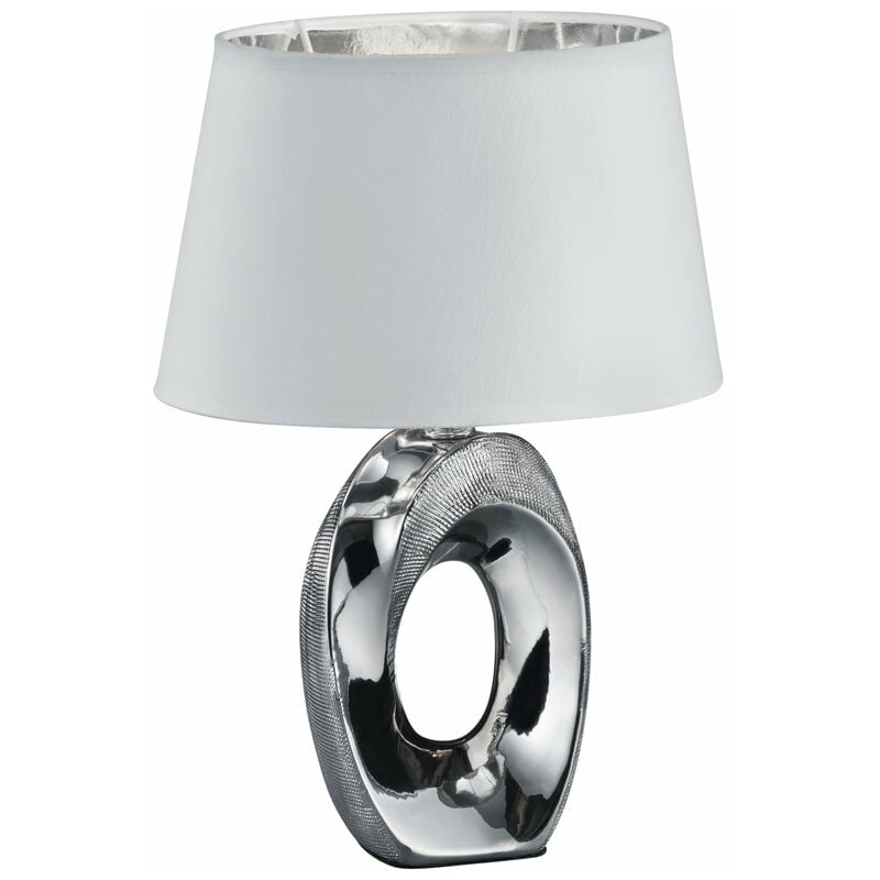 Image of Lampada tavolo da Interno E14 in Ceramica Argento