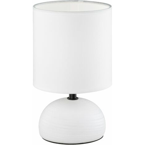 Lampada tavolo da Interno  E14 in Ceramica Bianco