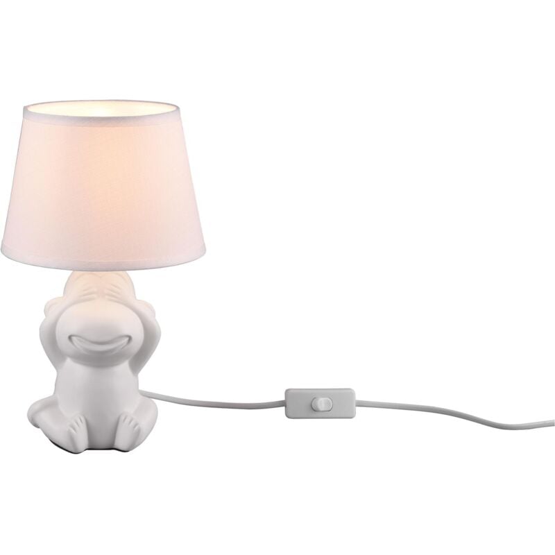Lampada tavolo da Interno E14 in Ceramica Bianco