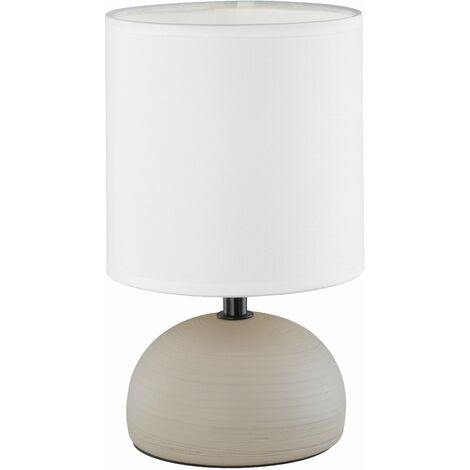 Lampada tavolo da Interno  E14 in Ceramica Cappuccino