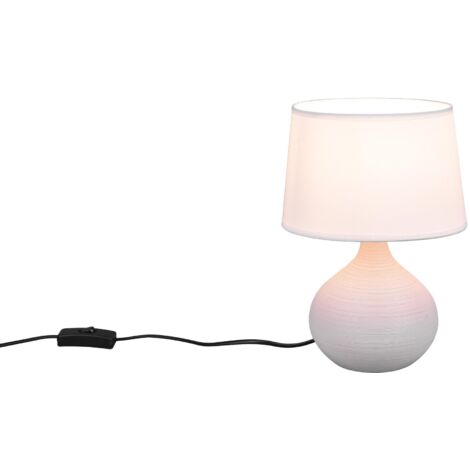 Lampada tavolo da Interno  E14 in Ceramica Cappuccino