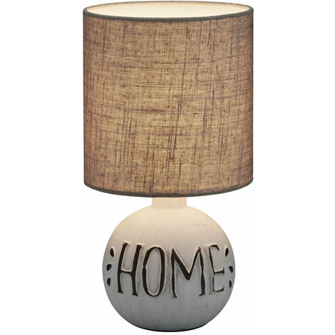 Lampada tavolo da Interno  E14 in Ceramica Grigio