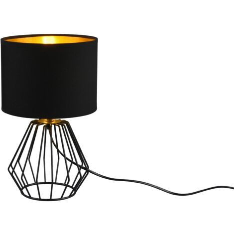 Lampada tavolo da Interno  E14 in Metallo Nero