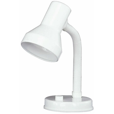 Lampada tavolo da Interno  E14 in Plastica Bianco