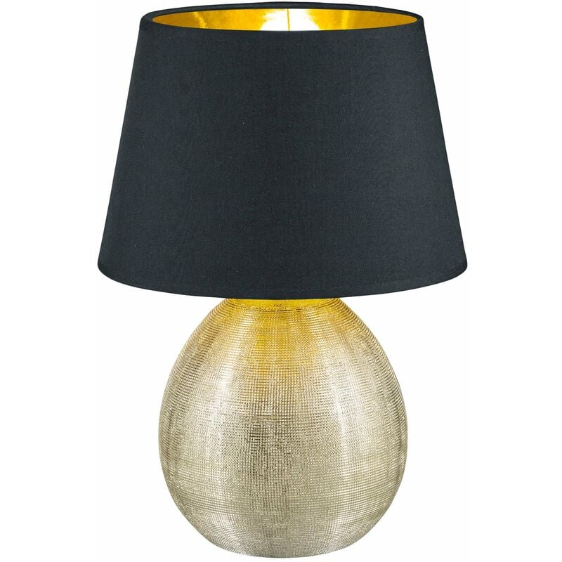 Image of Giordanoshop - Lampada tavolo da Interno E27 in Ceramica Oro