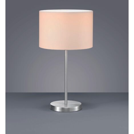 Lampada tavolo da Interno  E27 in Metallo Nickel Opaco