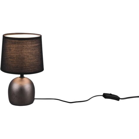Lampada tavolo da Interno   in Ceramica Nickel Anticato