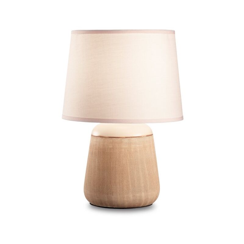 Lampade Da Scrivania Shabby Chic - Provenzale Kali'-2 Metallo Bianco 1 Luce E14