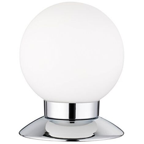 Lampada Tavolo Led Cromo Touch Sfera Vetro H 13 cm Princess GD Trio