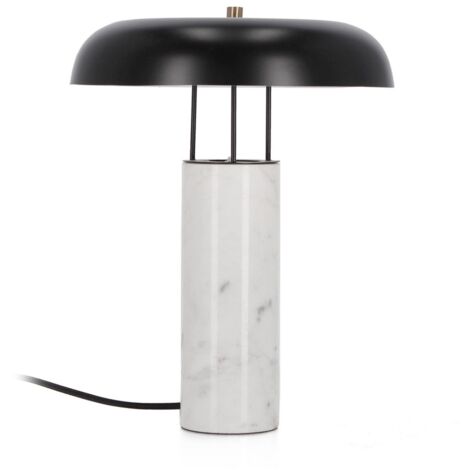 Lampada Tavolo Marmo Bianco Moderna da Interno - SHIORI